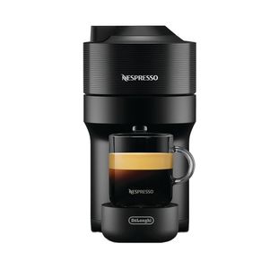 Nespresso Vertuo Pop Coffee Machine Bundle Pack Black ENV90.B + Caps