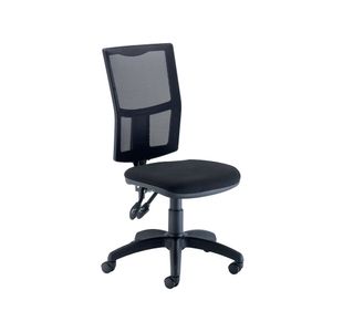 5 Star Lumo Mesh Chair No Arms Black SF1373081