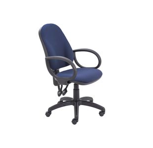 5 Star Lumo High Back Operator Chair Fixed Arms Royal Blue SF3167305