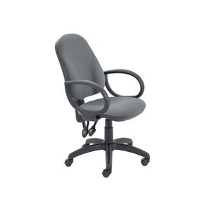 5 Star Lumo High Back Operator Chair Fixed Arms Charcoal SF9307882