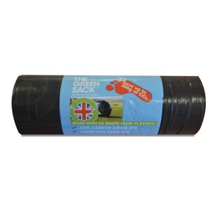Greensack Medium Duty Refuse Sack on a Roll Black (Pack of 15) GR0771