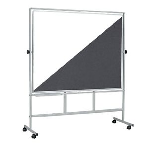 Bi-Office Revolver Plus Lacquered Steel/Felt Surface 1200x900mm QR3267