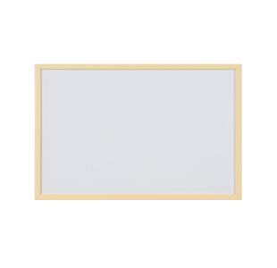 Bi-Office Pastel Non-Magnetic Whiteboard Yellow Frame 60x40cm MP03001961