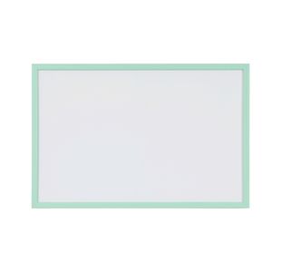 Bi-Office Pastel Non-Magnetic Whiteboard Green Frame 60x40cm MP03001971