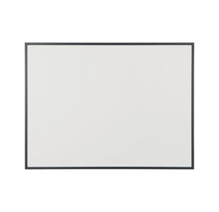 Bi-Office Basic Whiteboard Drywipe Surface Black Frame 120x90cm MP14001169