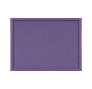 Bi-Office Essentials Purple Fabric Noticeboard Purple Frame 60x45cm FB0469418