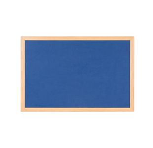 Earth Prime Felt Noticeboard 60x45cm Blue Oak MDF Frame FB0443233