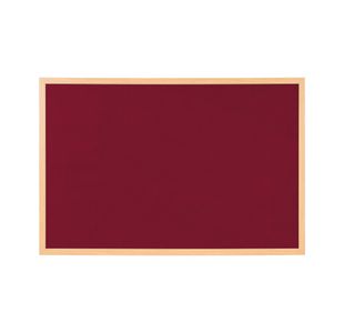 Bi-Office Earth Exec Felt Notice Board Oak Burgundy 120x90cm FB8533239
