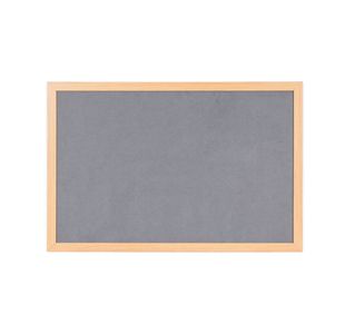 Earth Prime Felt Noticeboard 120x90cm Grey Oak MDF Frame FB1442233