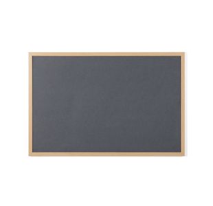 Earth Executive Felt Noticeboard 120x90cm Grey Oak MDF Frame FB1442239