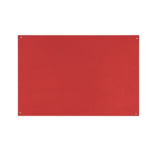 Bi-Office Unframed Noticeboard Red Felt Surface 1175x875mm FB1446397
