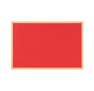 Earth Executive Felt Noticeboard 120x90cm Red Oak MDF Frame FB1446239