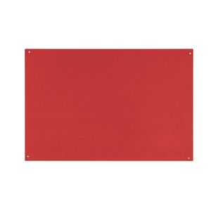 Bi-Office Unframed Noticeboard Red Felt Surface 875x575mm FB0746397