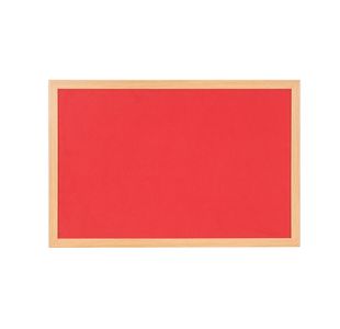 Earth Prime Felt Noticeboard 180x120cm Red Oak MDF Frame FB8546233