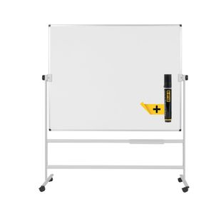 Bi-Office Revolving Whiteboard Lacquered Steel Surface 150x120cm QR0403