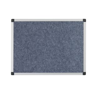 Bi-Office Maya Fire Retardant Noticeboard Grey Aluminium Frame 240x120cm SA2102170