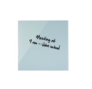 Bi-Office Glass Magnetic Board White Surface Frameless 48x48cm GL150101