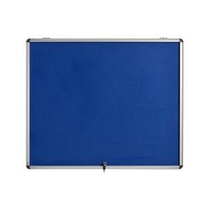 Bi-Office Enclore Fire Retardant Blue Lockable Door Top Hinged 6xA4 ST340101150