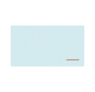 Bi-Office Loop Magnetic Lacquered Steel Surface Frameless board 1800x1000mm Sky WRL01940101