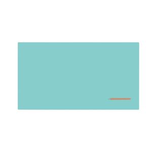 Bi-Office Loop Magnetic Lacquered Steel Surface Frameless board 1800x1000mm Caribe WRL01950101
