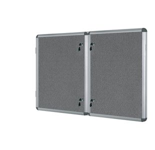 Bi-Office Enclore Fire Retardant Grey Lockable Door Top Hinged 32xA4 ST770102150