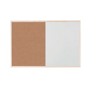 Bi-Office Cork and Drywipe Combination Board 600x400mm MX03001010