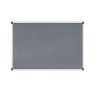 Bi-Office Maya Felt Noticeboard 1800x1200mm Grey FA2742170