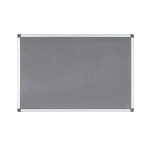 Bi-Office Maya Felt Noticeboard 1200x90mm Grey/Aluminium FA0542170