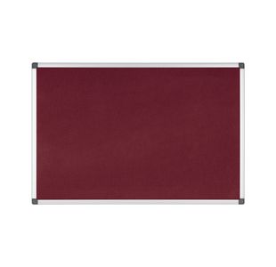 Bi-Office New Generation A9 Felt Noticeboard 180x120cm Burgundy FA2733170