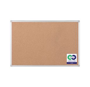 Earth Maya Cork Noticeboard 180x120cm Cork Surface Aluminium Frame CA271790