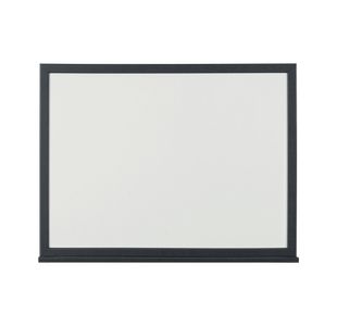 Bi-Office Black Frame Drywipe Board 600x450mm MB0400169