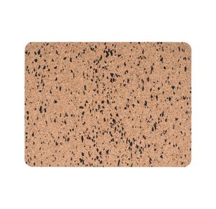 Eco Frameless Retangular Board D/S Cork/ Black Eva 40X30cm SF114412397