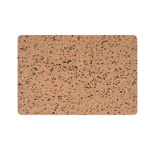 Eco Frameless Retangular Board D/S Cork/ Black Eva 60X40cm SF124412397
