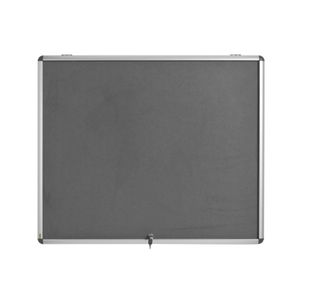 Bi-Office Enclore Fire Retardant Grey Lockable Door Top Hinged 12xA4 ST370102150