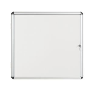 Earth Enclore Enclosed Magnetic Noticeboard 6xA4 Aluminium Frame RVT620109150