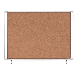 Bi-Office Mastervision Out Display Cork Lockable Door Top Hinged 15xA4 VT380601760