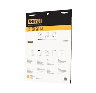 Bi-Office Table Top Self-Stick Flipchart Pad 585x500mm 20 Sheet White FL148303