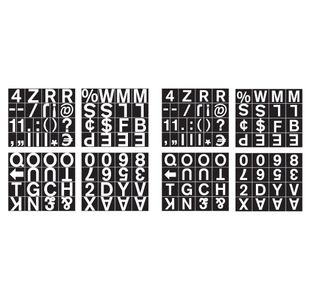 Bi-Office Magnetic Changeable Characters Numbers 19mm (Pack of 144) CAR0802