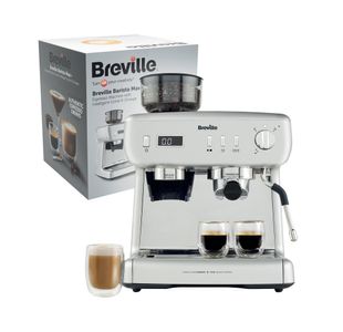 Breville Barista Max+ Bean To Cup Coffee Machine Silver VCF153