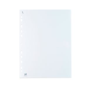 Oxford Quick in Punched Pockets A4 Clear (Pack of 100) 400012939