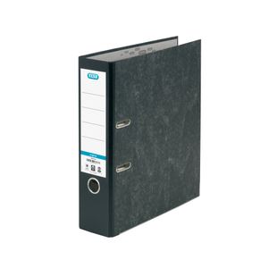 Elba 80mm Lever Arch File A4 Marbled Black Pack of 10 100081009