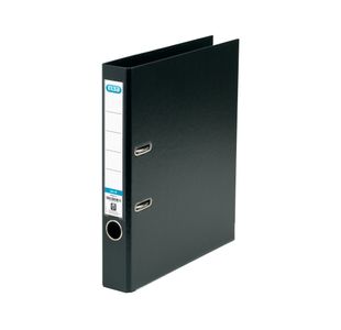 Elba 50mm Lever Arch File Plastic A4 Black 100202102