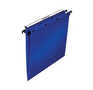 Elba Vertical Foolscap Suspension Files PP Blue (Pack of 25) 100330370