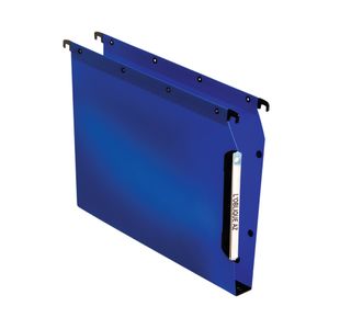 Elba Lateral File PP 30mm A4 Blue Pack of 25 100330584