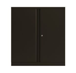 Bisley 2 Door Cupboard Empty 914x470x1000mm Black KF78711