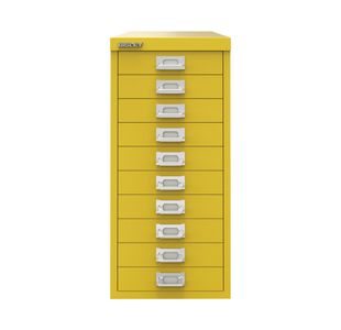 Bisley 10 Multidrawer Cabinet 279x380x590mm Canary Yellow BY78744
