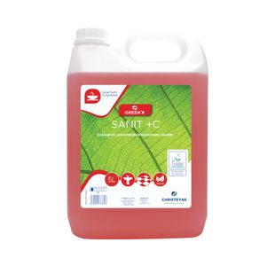 Christeyns Green'r Sanit +C Ecological Concentrated Washroom Cleaner 5 Litre (Pack of 2) 507G