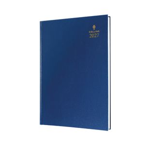 Collins A5 Desk Diary Week To View Blue 2027 35-60.27