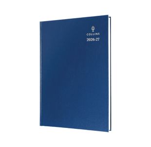 Collins Academic Diary Day Per Page A5 Blue 2026-2027 52MBLU26