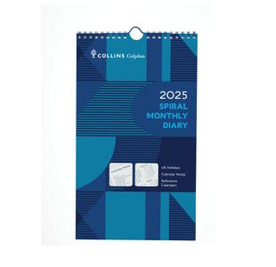 Collins Month To View Wirebound Diary 2025 6425